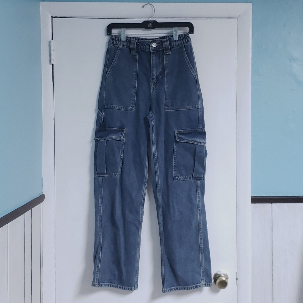 BDG Skater Cargo Blue Jeans Urban Outfitters